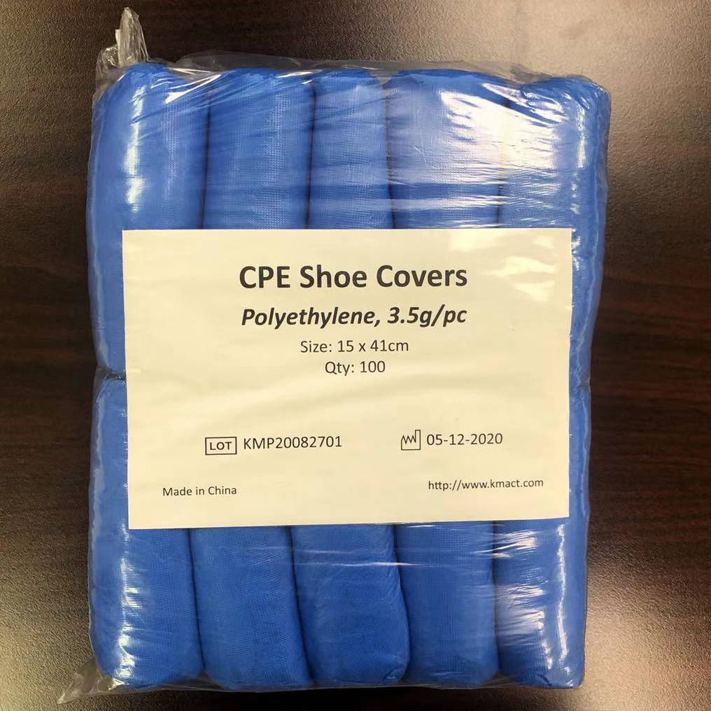 Disposable Waterproof CPE Shoe Cover