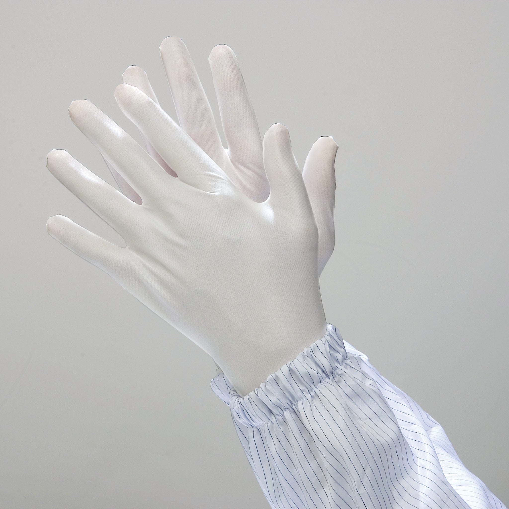 Cleanroom Seamless Gloves Poly; Eczema prevent PU coted Poyester gloves (ISO Class 3+)