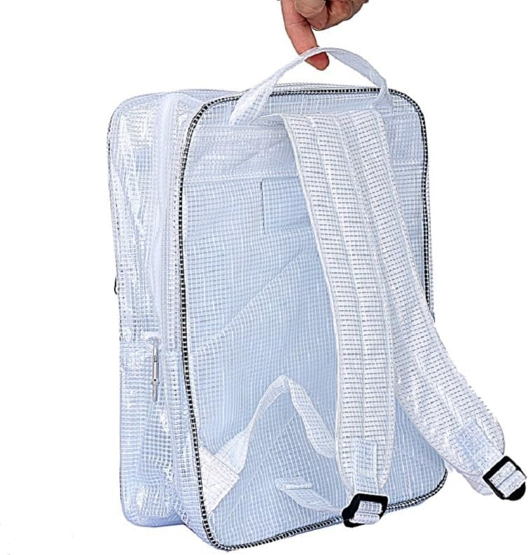 Clear ESD-Safe PVC Cleanroom Backpack