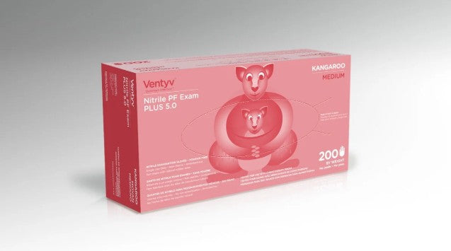 Ventyv® Nitrile Powder-Free Exam PLUS 5.0 Blue (Kangaroo)
