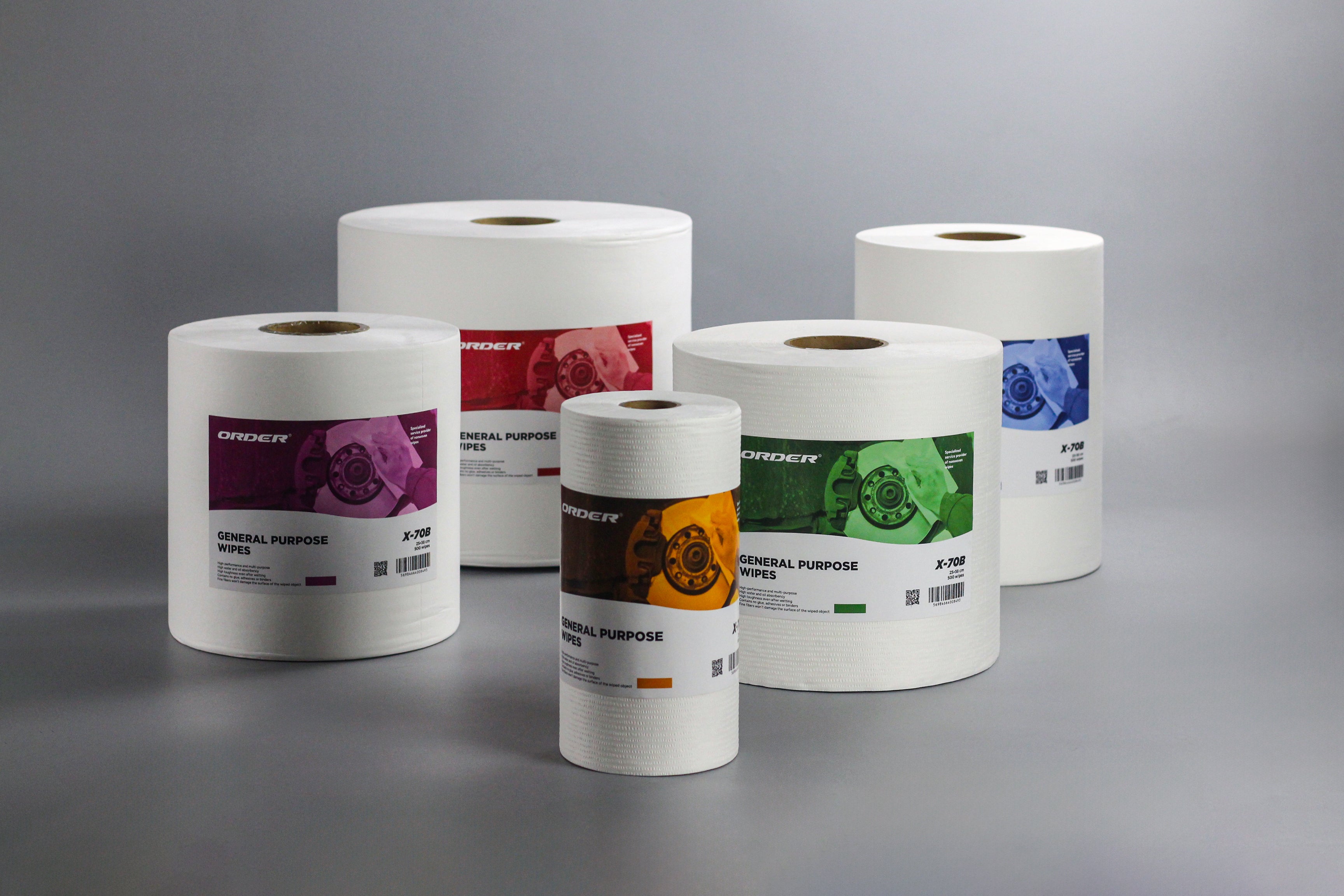 Industrial Cleaning Jumbo Roll Wipes