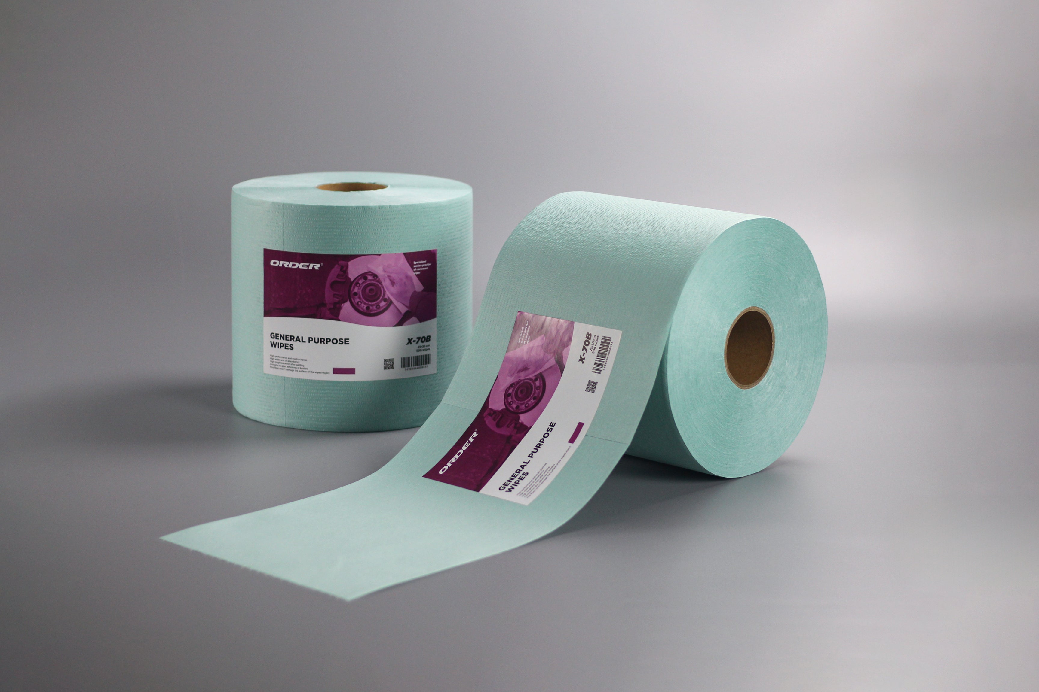 Industrial Cleaning Jumbo Roll Wipes