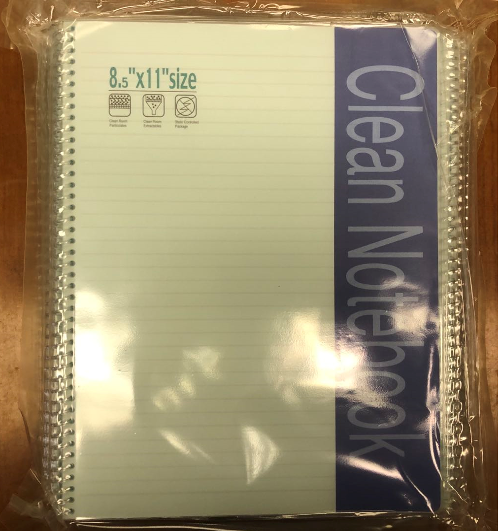 KM Cleanroom Notebooks (Lint Free)