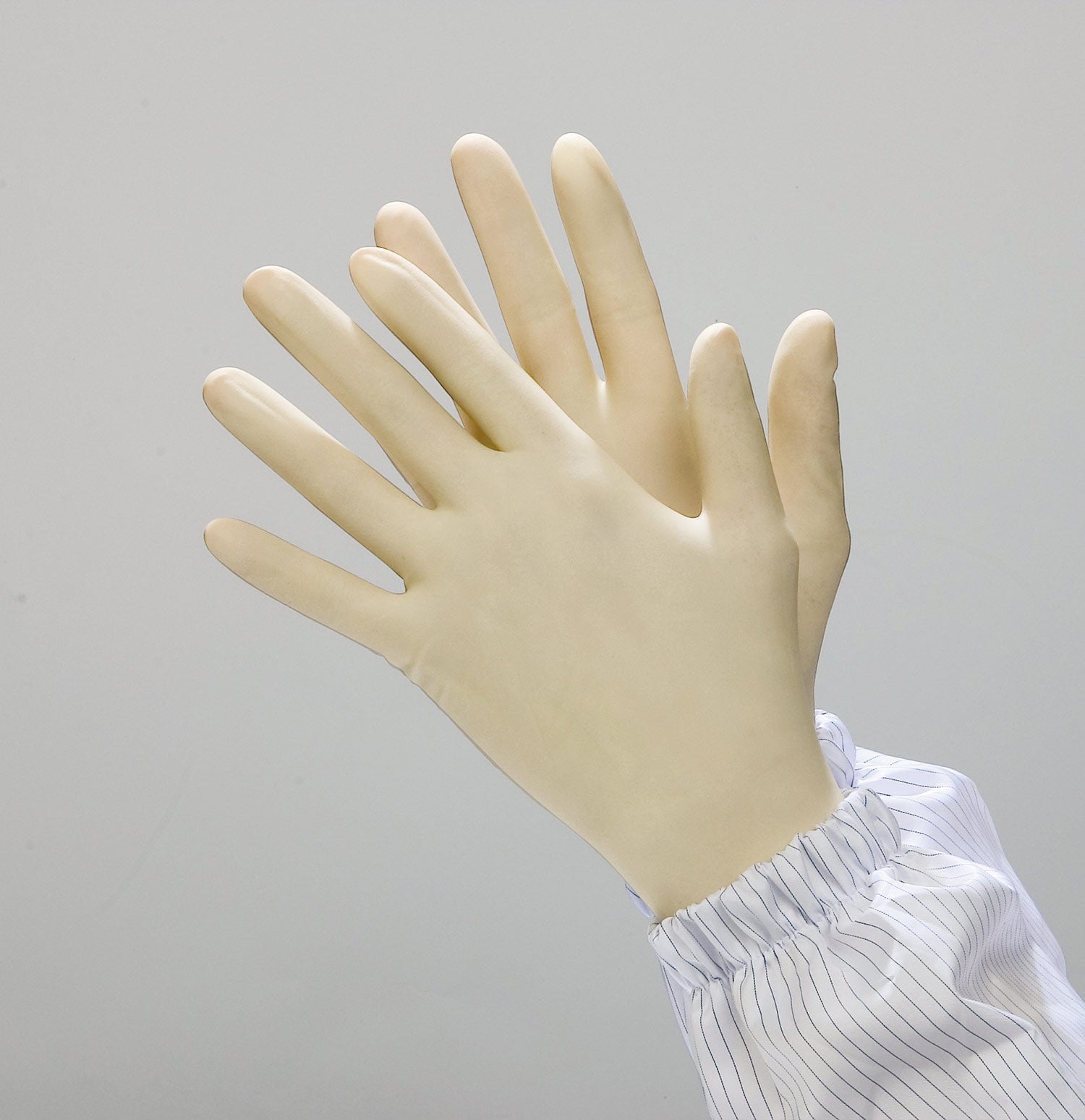 KM Powder-free Latex Clean Gloves (ISO Class  5+)