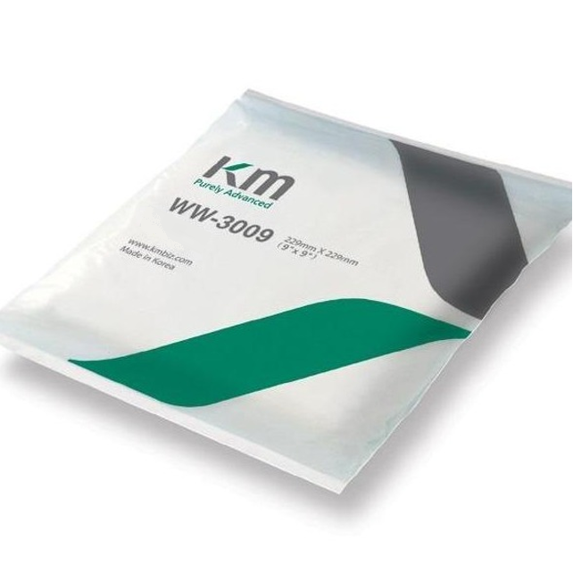 KM Polyester Heat Sealed Edge Wipers (Class  ISO 3+); WW-3009