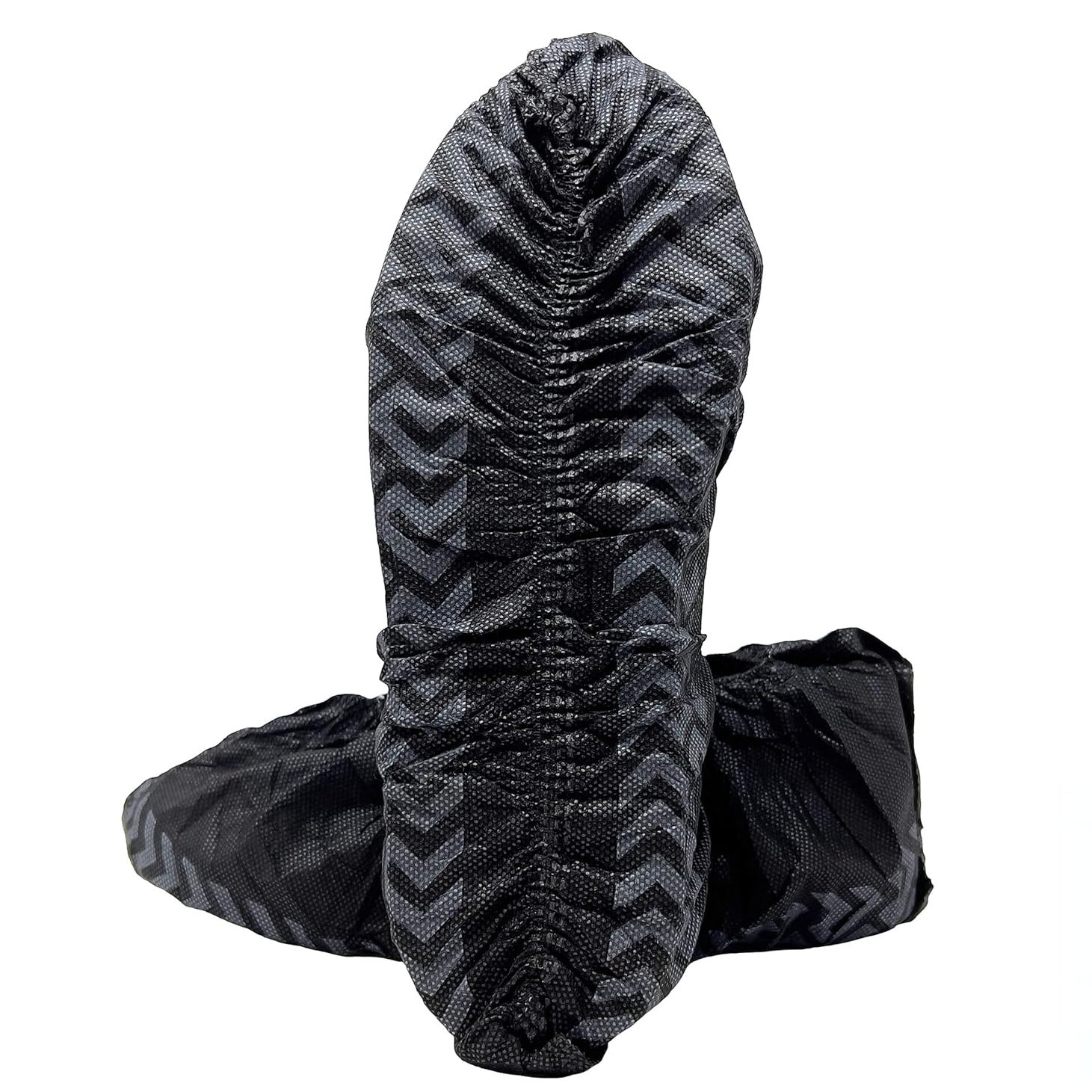 Disposable Non-woven Shoe Covers, Blue/Black/White