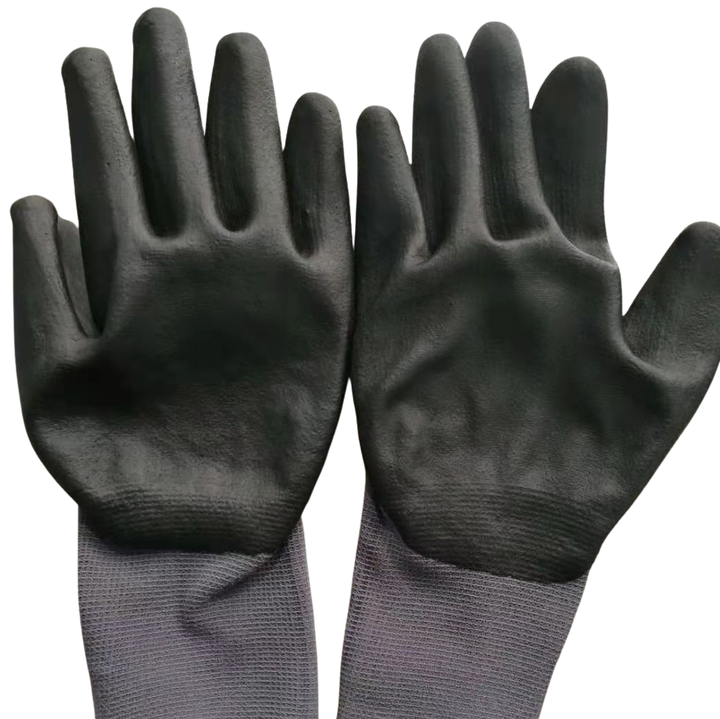 KM Micro-foam Nitrile Coated PPE Gloves [Flat/Dots]