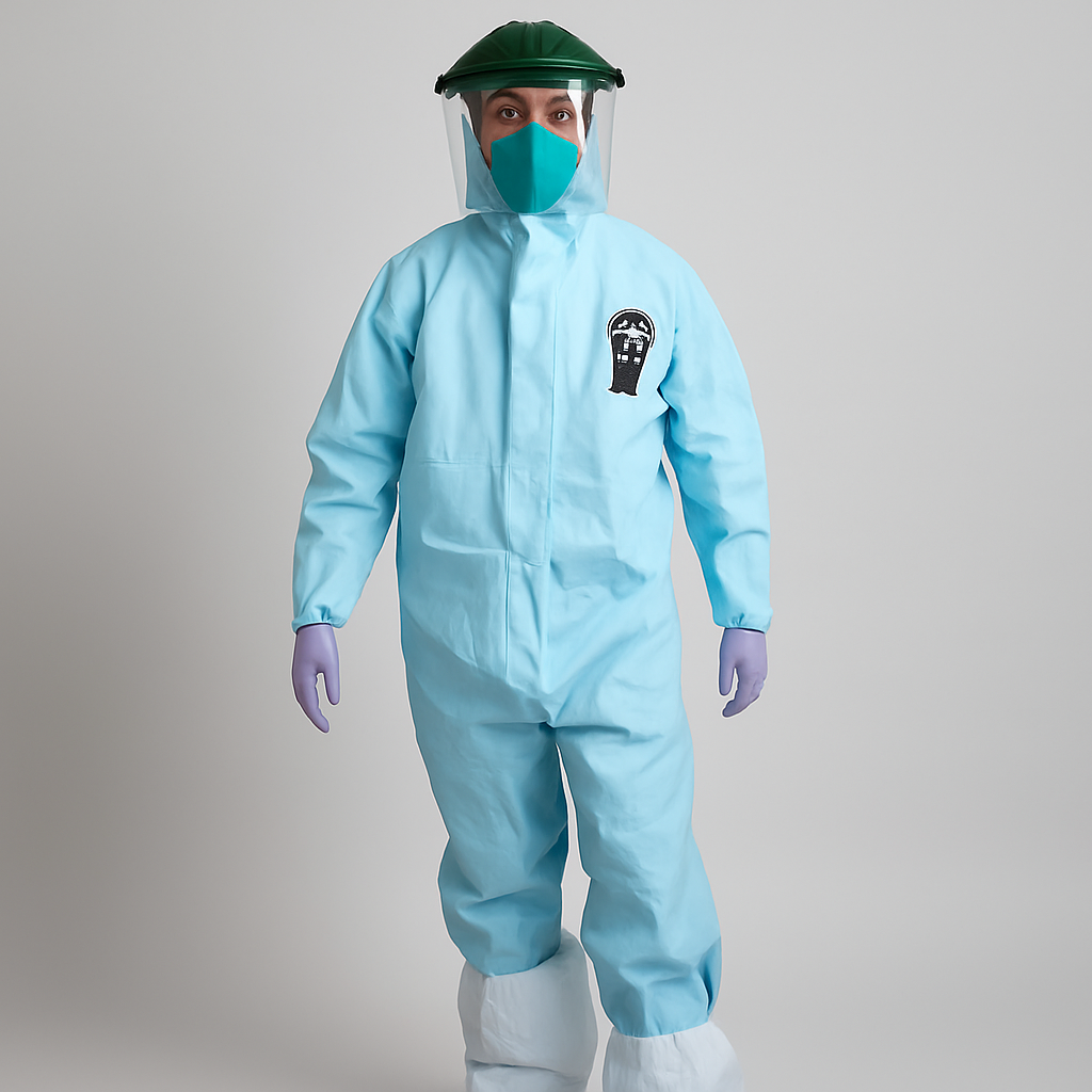 [Kappler] ProVent® Plus, Protection Against Blood-Borne Pathogens, Blue/White,