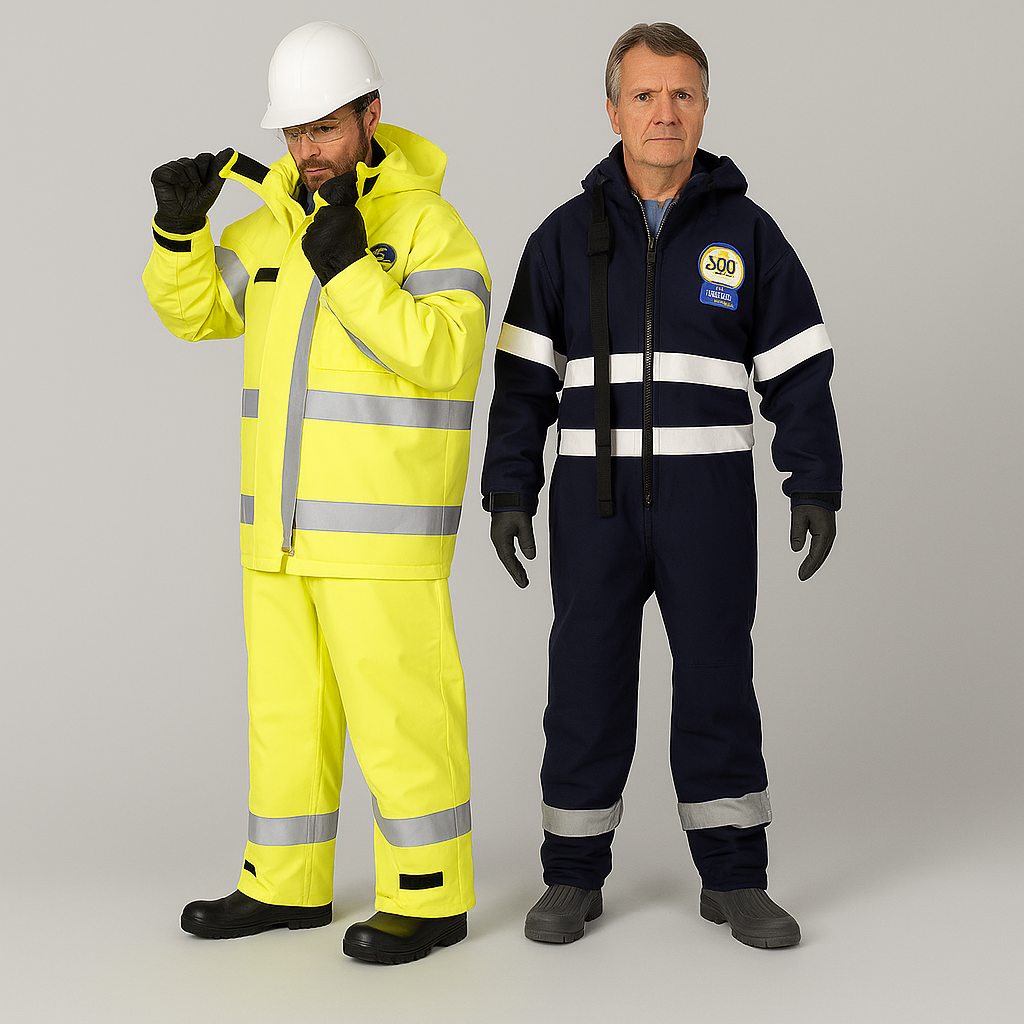 [Kappler] DuraChem® 200, Multi-hazard protection , SM/MD~4XL, Hivis Yellow/Navy/Dark Gray,