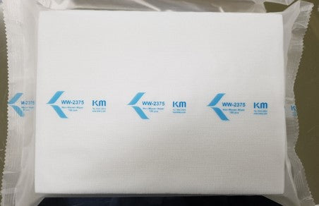 KM Nonwoven High & fast absorbency PM Wipers ISO class 5+; WW-2375